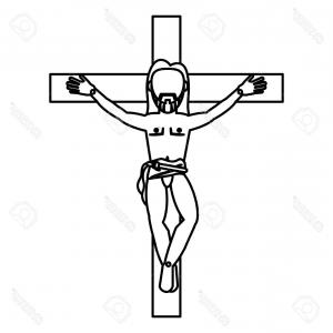 300x300 jesus christ crucifixion hand drawing geekchicpro