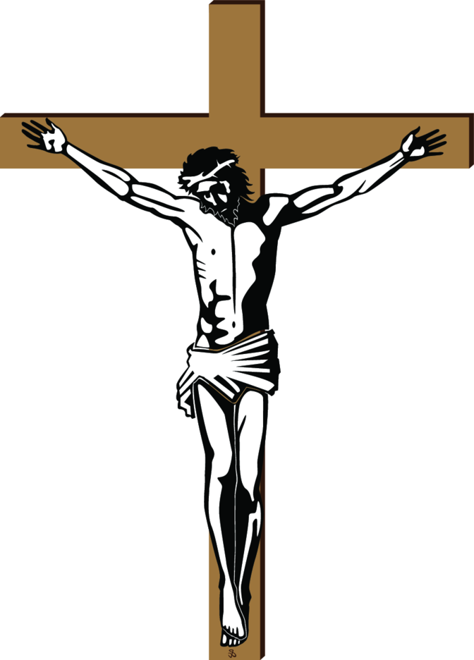 672x936 Jesus Crucified On The Cross Freevectors