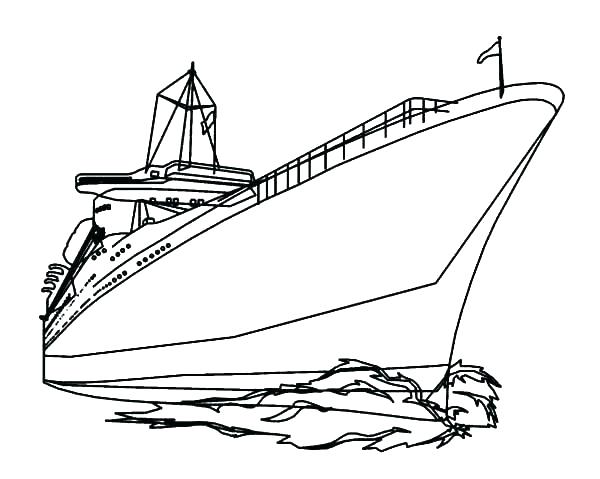 600x479 Cruise Ship Coloring Pages Disney Pictures Hashclub