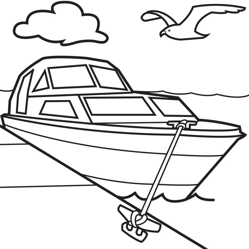 842x842 Water, Boat, Beach, Cruise Ship Caricatures And Cartoon Art