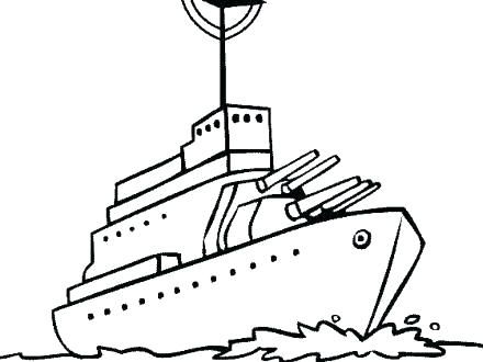 440x330 Cruise Coloring Pages Ship