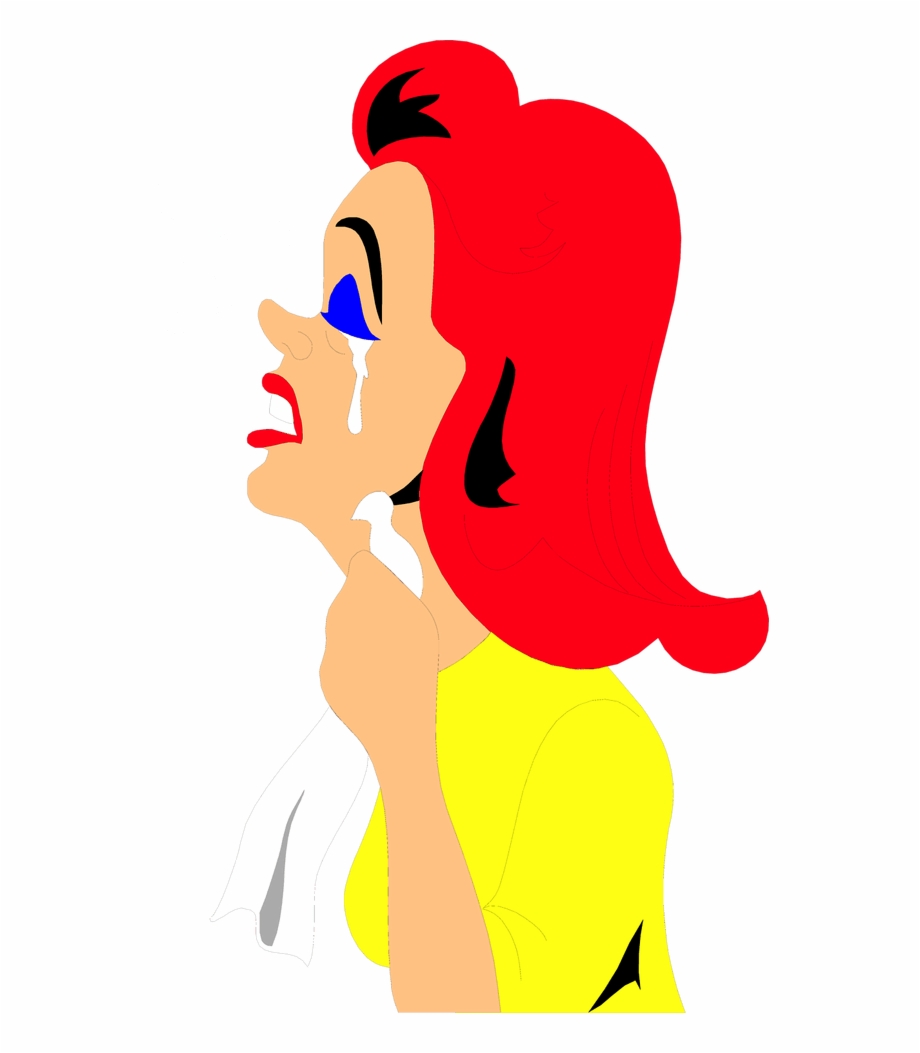 920x1053 Crying Clipart Sad Lady