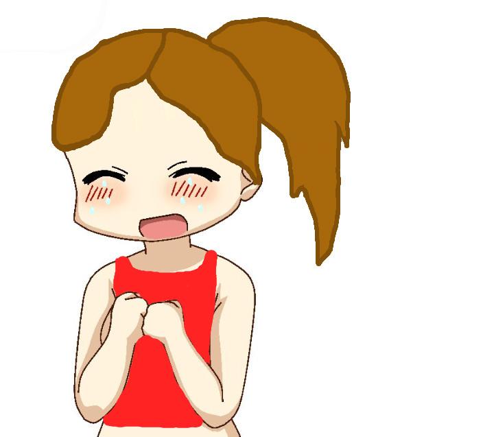 704x637 girl crying an anime speedpaint drawing