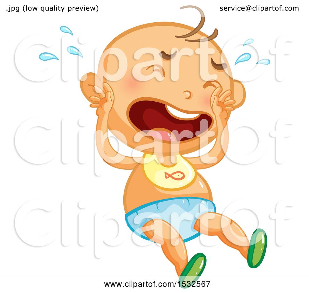 Crying Baby Drawing | Free download on ClipArtMag