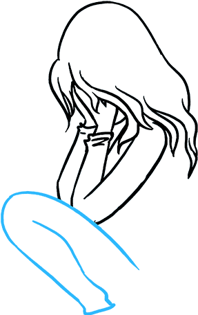 287x455 Hd How To Draw Sad Girl Crying