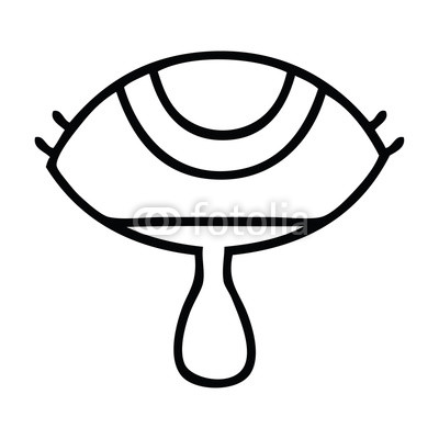 400x400 Line Drawing Cartoon Crying Eye Buy Photos Ap Images Detailview