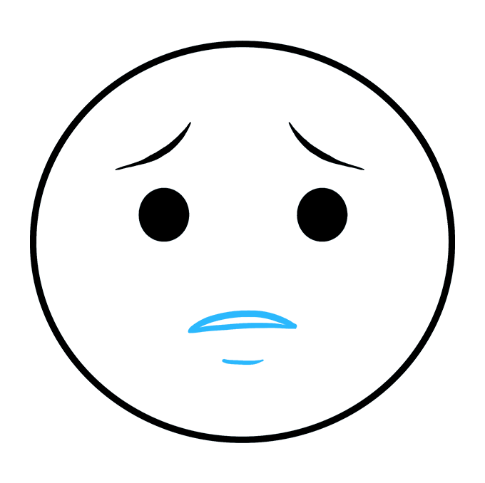 680x678 How To Draw A Crying Emoji