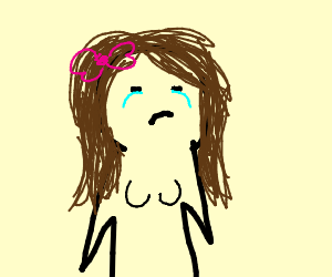 300x250 Crying Introverted Girl In Hoodie