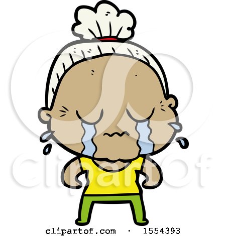 450x470 Cartoon Crying Old Lady
