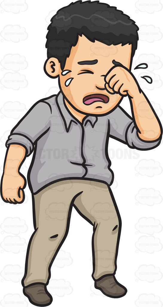 545x1024 Crying Cartoon Drawing Clip Art