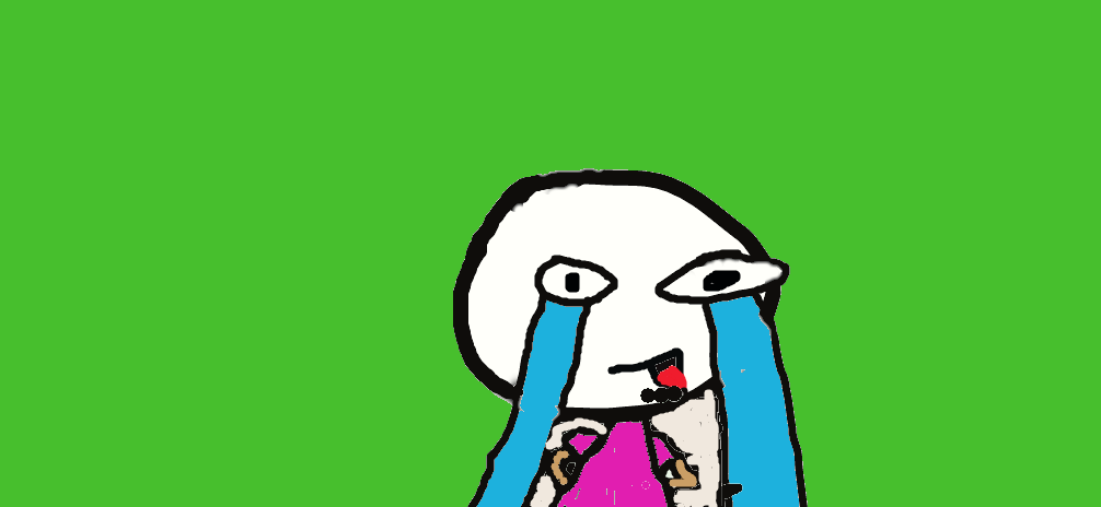 1006x464 My First Drawing Of A Derpy Person Crying