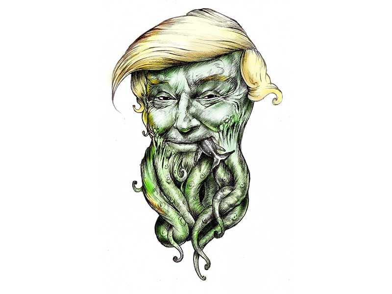 800x600 Donald Trump As Cthulhu