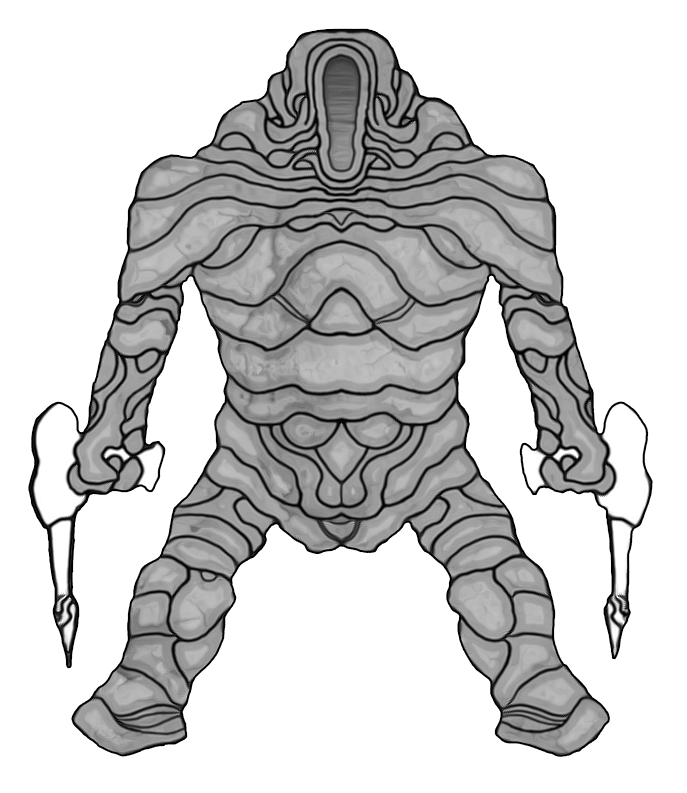 687x793 Collection Of Free Cthulhu Drawing Muscle Download On Ui Ex