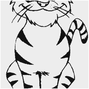 300x300 Tiger Cub Coloring Pages Pretty Cute Cartoon Tiger Coloring