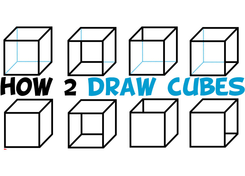 800x576 How To Draw A Cube