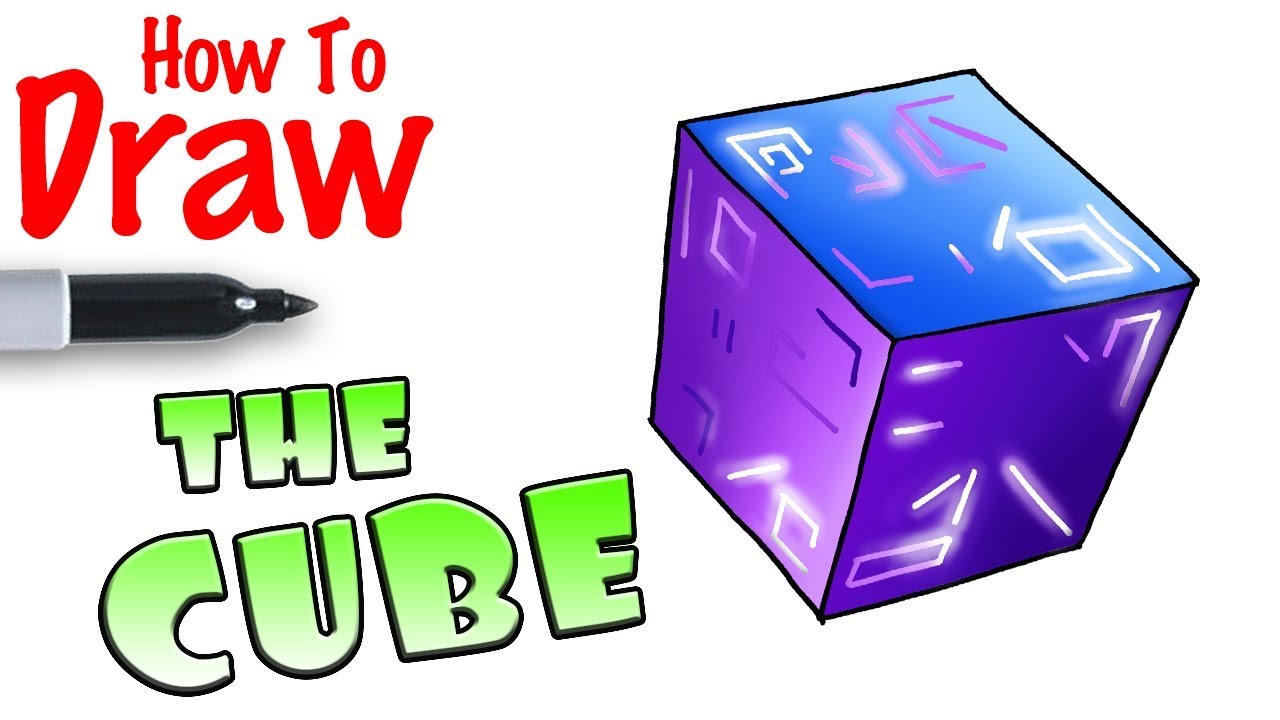 1280x720 How To Draw The Cube Fortnite