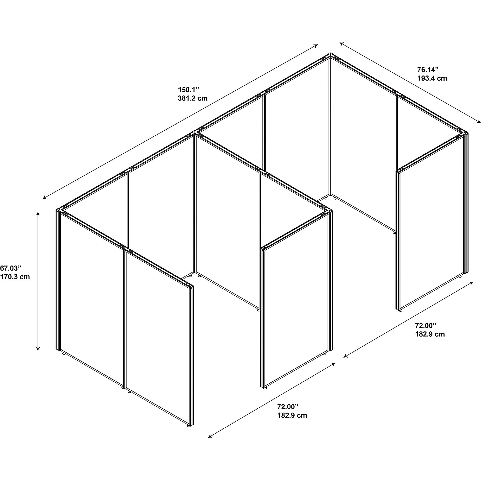 2000x2000 Shop Bush Business Propanels Person Closed Cubicle Office