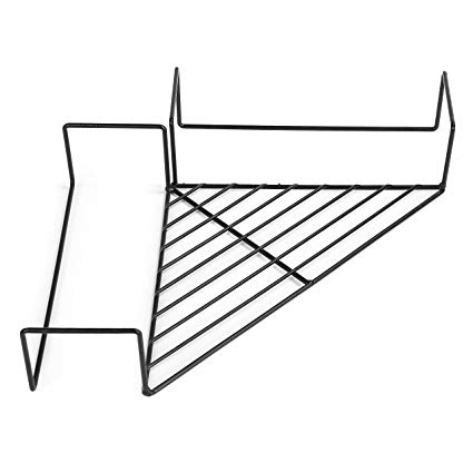 425x425 mygift metal cubicle corner floating shelf organizer