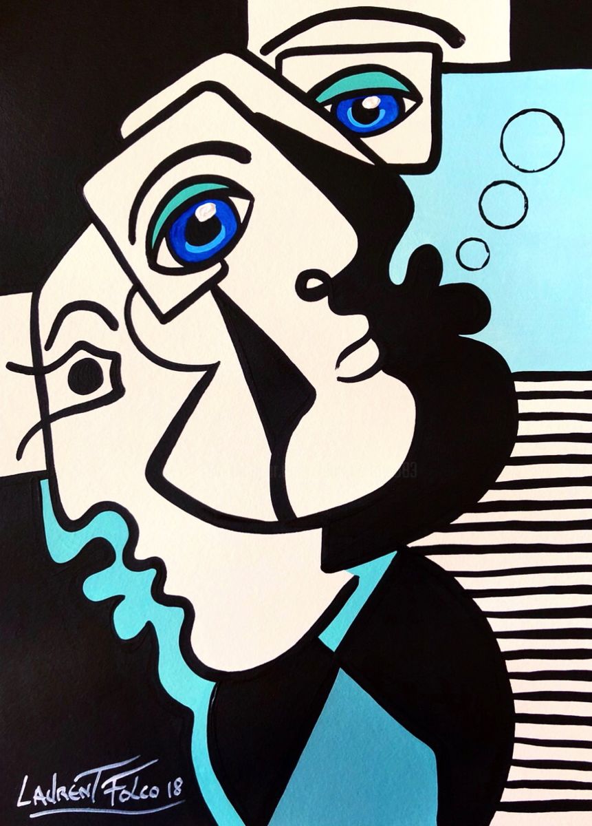 861x1200 Le Plongeur Painting