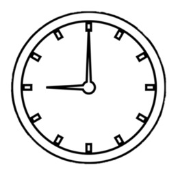 260x260 Clock, Watch, Illustration, Transparent Png Image Clipart Free