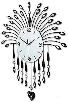 268x400 Clg Fly Swing Mute Wall Clock Drawing Room European