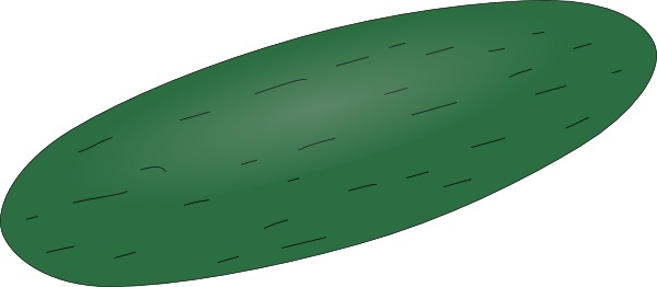 600x262 Cucumber Clip Art Free Vector In Open Office Drawing