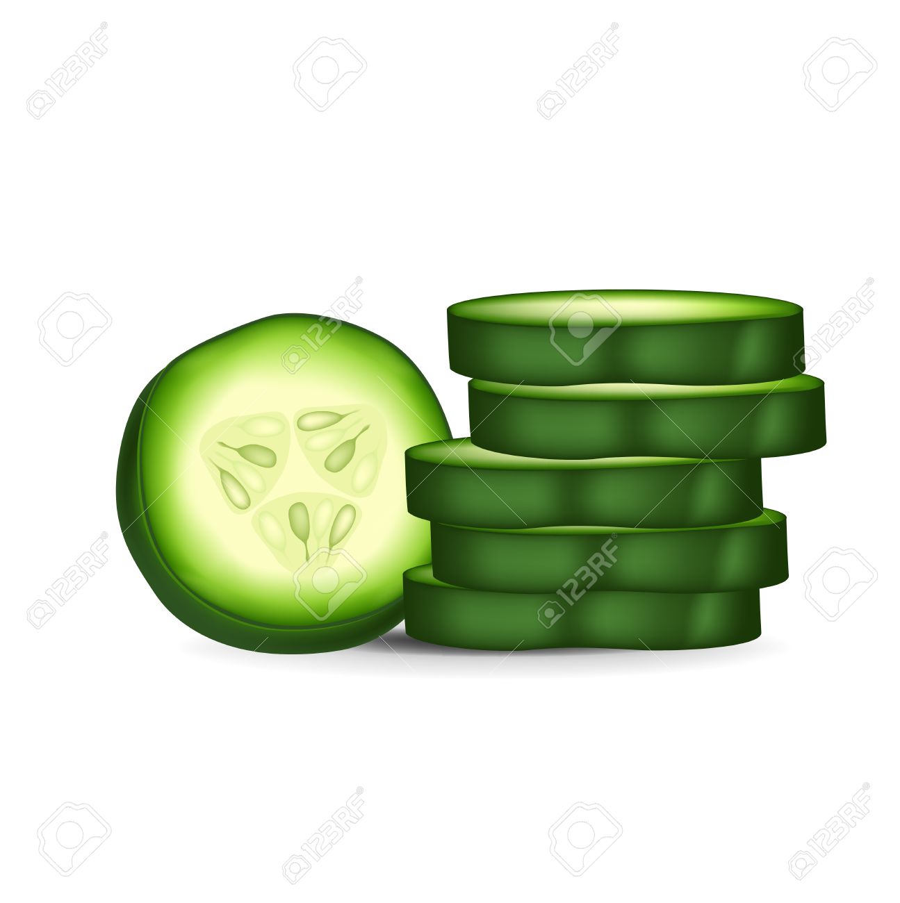 1295x1300 Cucumber Slice Clip Art