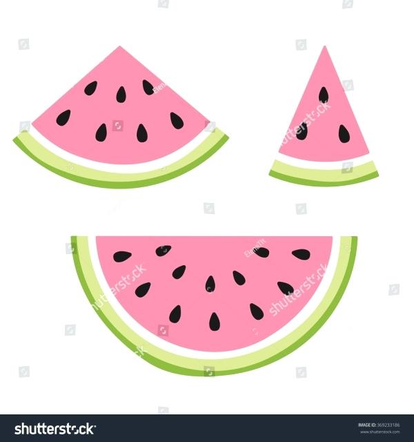 600x640 How To Draw A Watermelon