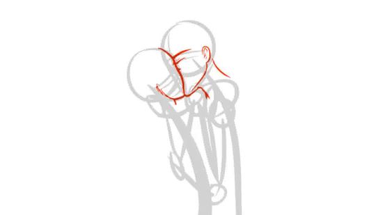 550x309 How To Draw People Kissing