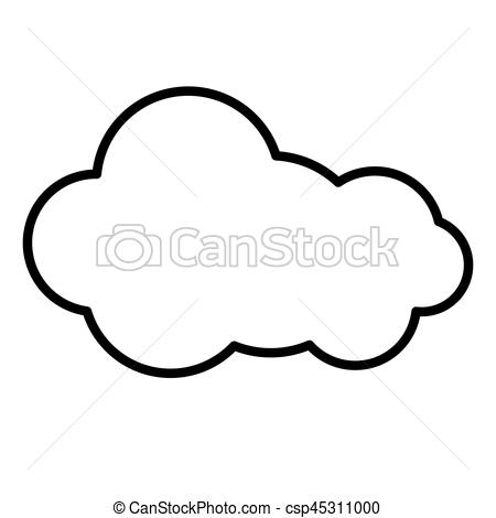 450x470 silhouette cloud cumulus climate design vector illustration