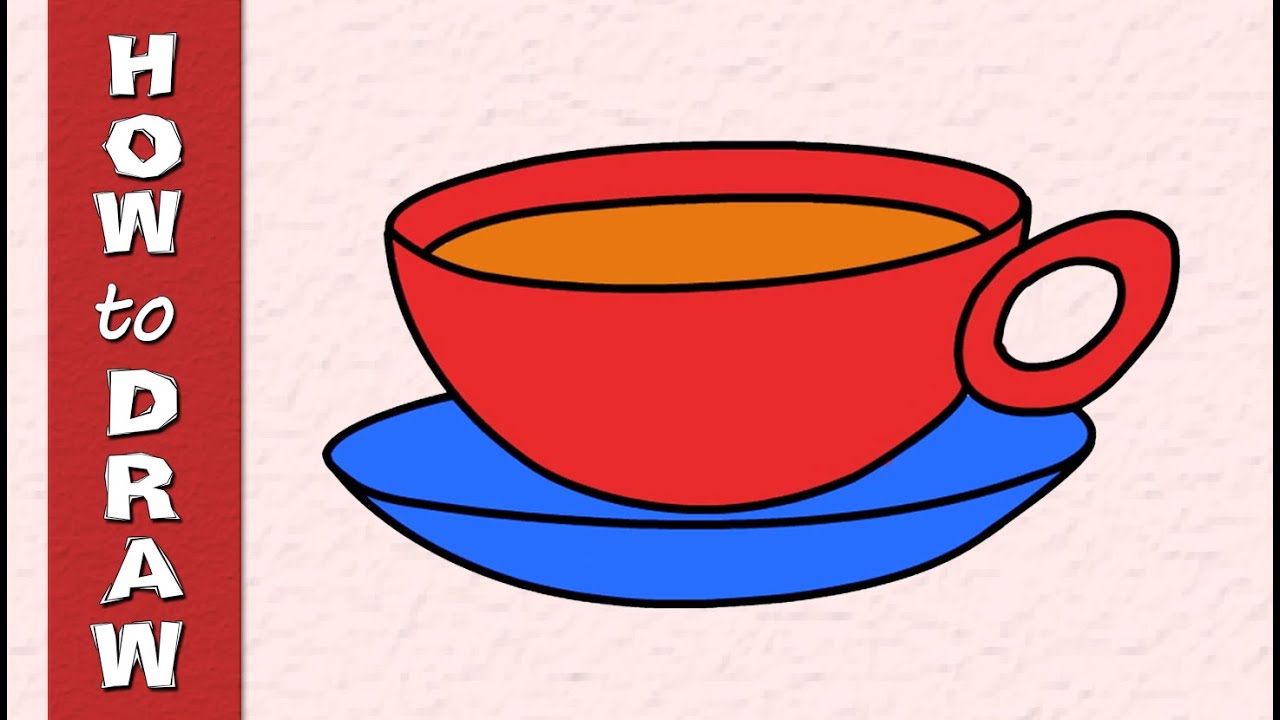 1280x720 Kids Educational Web Series How To Draw A Cup And Saucer