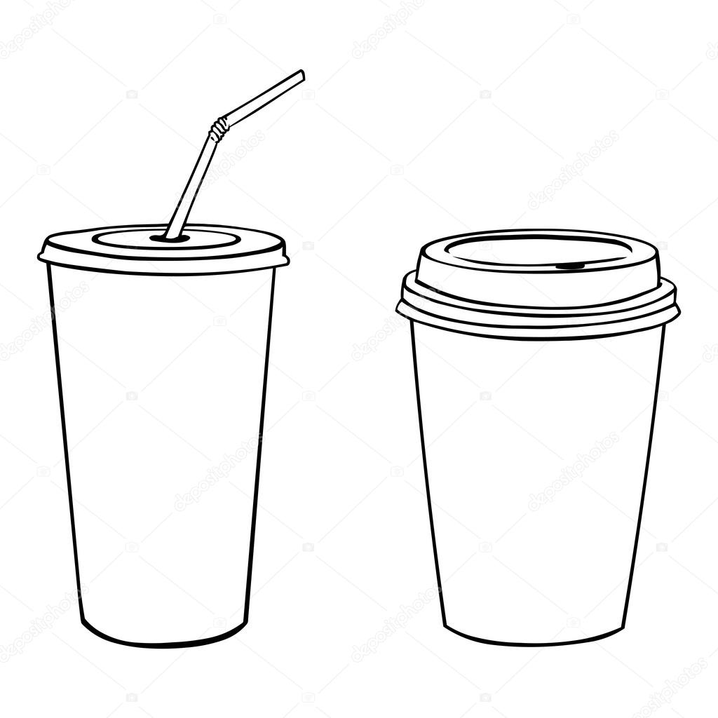 1024x1024 Huge Collection Of 'plastic Cup Drawing' Download More Than