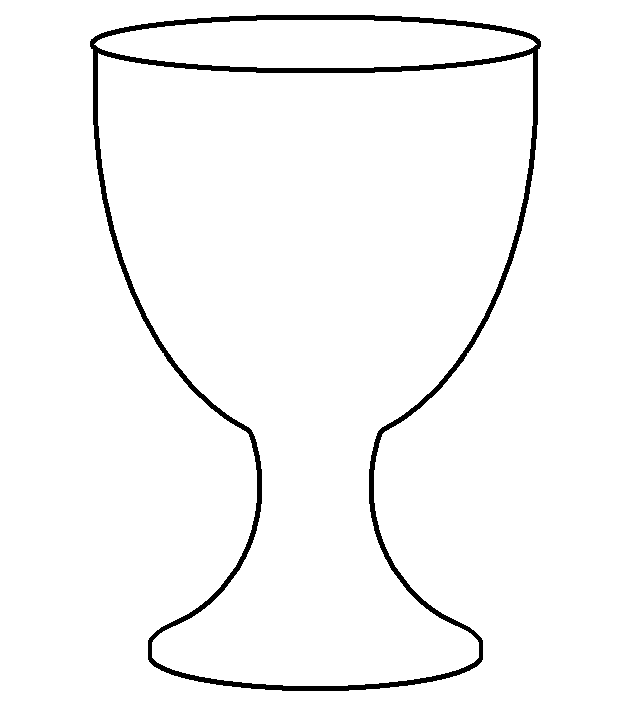 624x720 Chalice Cup Drawing, Pencil, Sketch, Colorful, Realistic Art