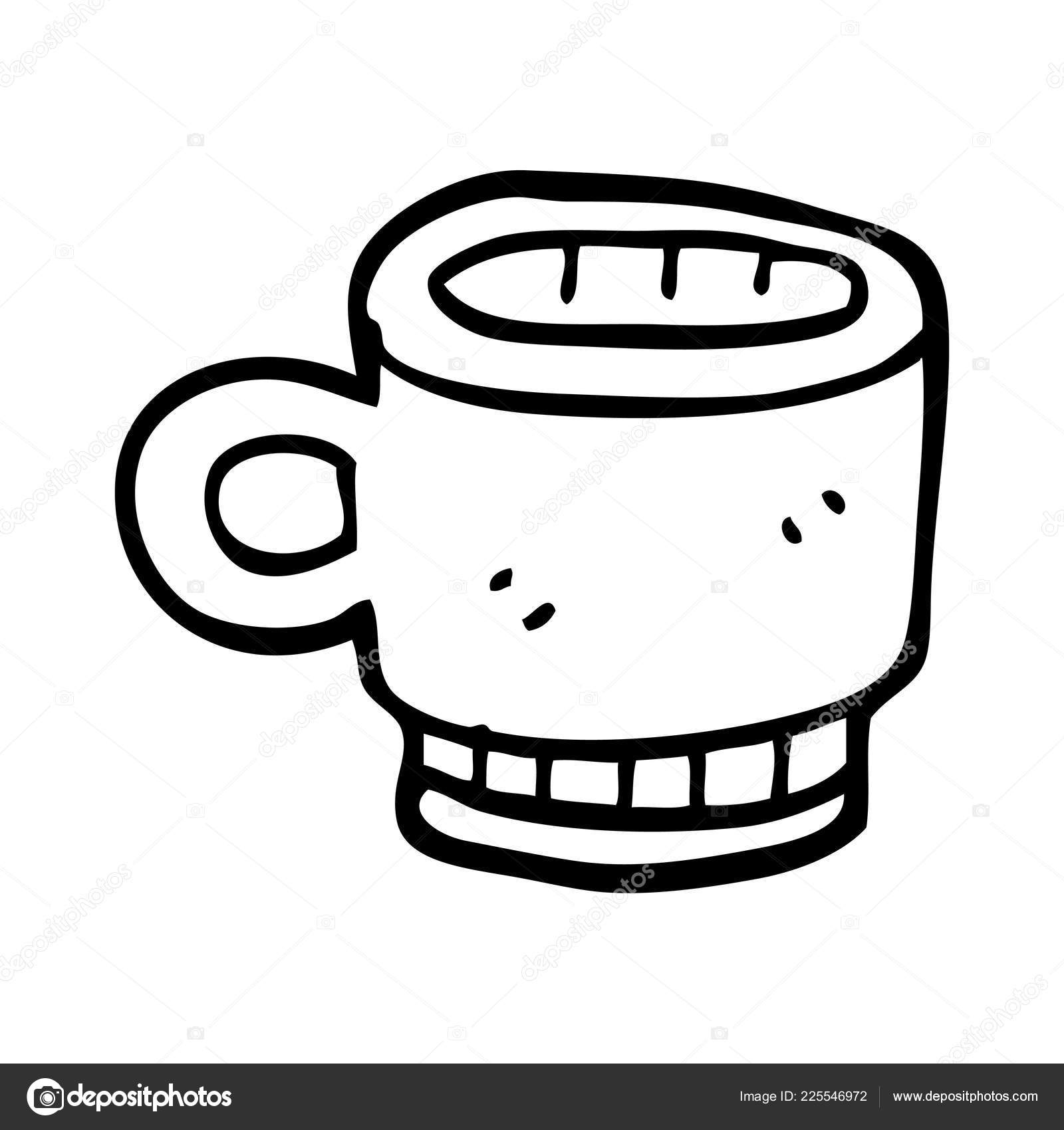 1600x1700 Hand Holding Coffee Mug Drawing A Easy Kawaii Girl Carmi Chaelinn