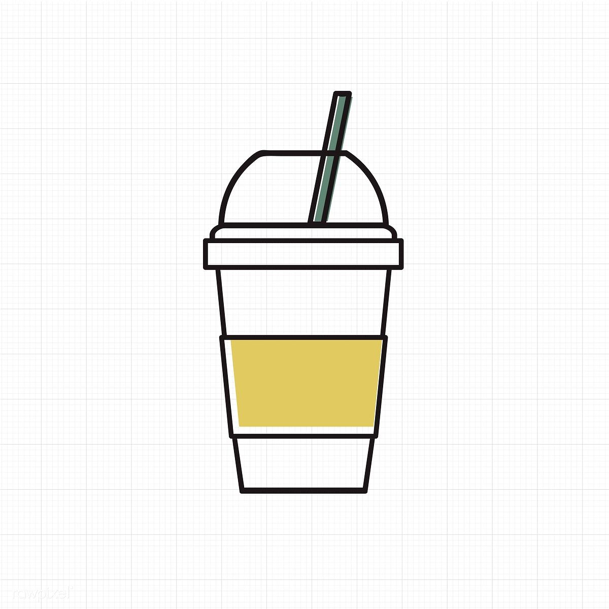 1200x1200 Vector Of Cold Drink Cup Icon Free Image