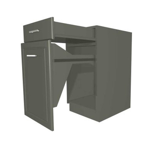 500x500 pull out trash cabinet with drawer