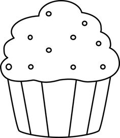 236x270 Cupcake Clipart Black And White