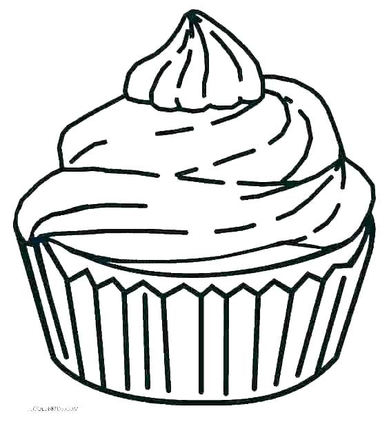 Cupcake Black And White Drawing | Free download on ClipArtMag