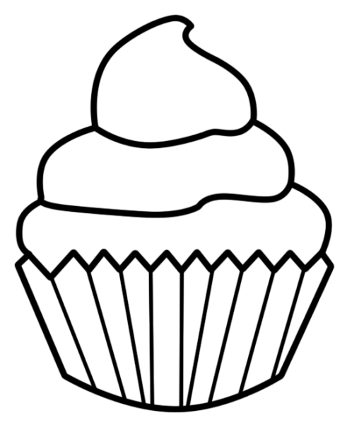 491x600 Drawing Detail Cupcake Transparent Png Clipart Free Download