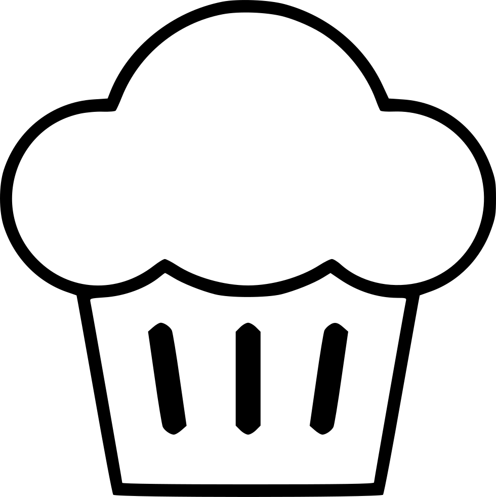980x982 Collection Of Free Cupcakes Drawing Outline Download On Ui Ex