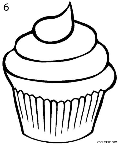 500x608 Image Result For Cupcake Icing Drawing Cards Pastel Dibujo