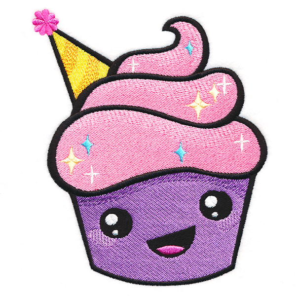 600x600 Kawaii Birthday Cupcake Urban Threads Unique And Awesome