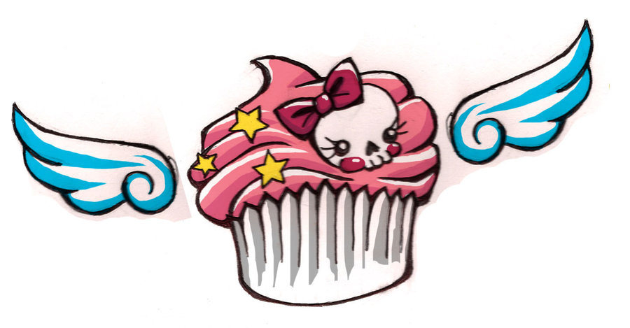 900x469 Simple Cupcake Tattoos Ideas
