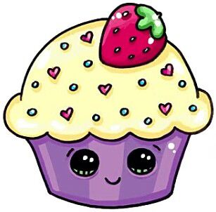 307x302 Cupcake Kawaii Kawaii Zeichnungen, Einhorn