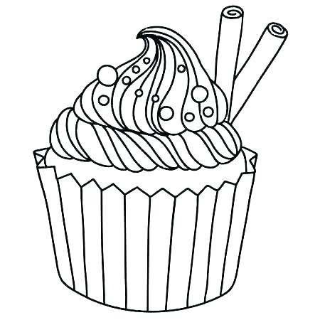 450x450 Coloring Pages Of Cupcakes Template Cute Cupcake Coloring Pages