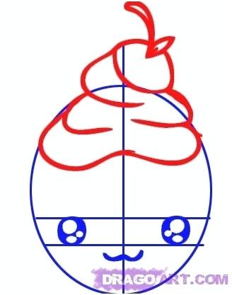 328x417 How To Draw A Cupcake Step