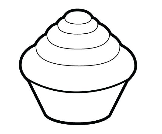 535x442 How To Draw A Cupcake Step