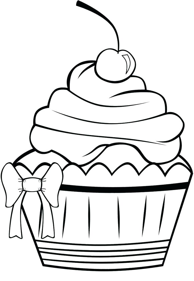 736x1068 Coloring Cupcakes Cupcake Line Drawing License Personal Use