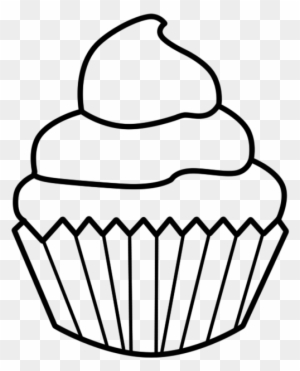 300x371 Cupcake Outline