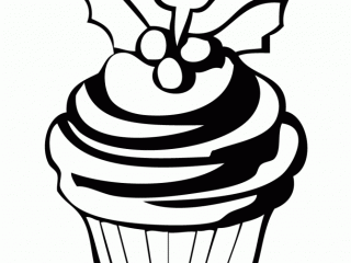 320x240 Cupcake Outline Printable Free Printable Cupcake Coloring Pages